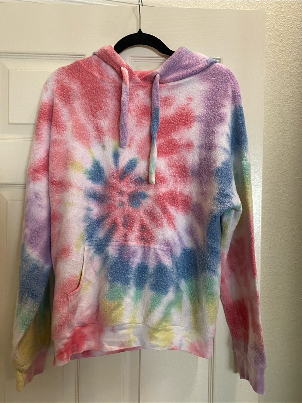 Soft Serve Clothing Multicolor Tie-Dye Fleece Hoodie